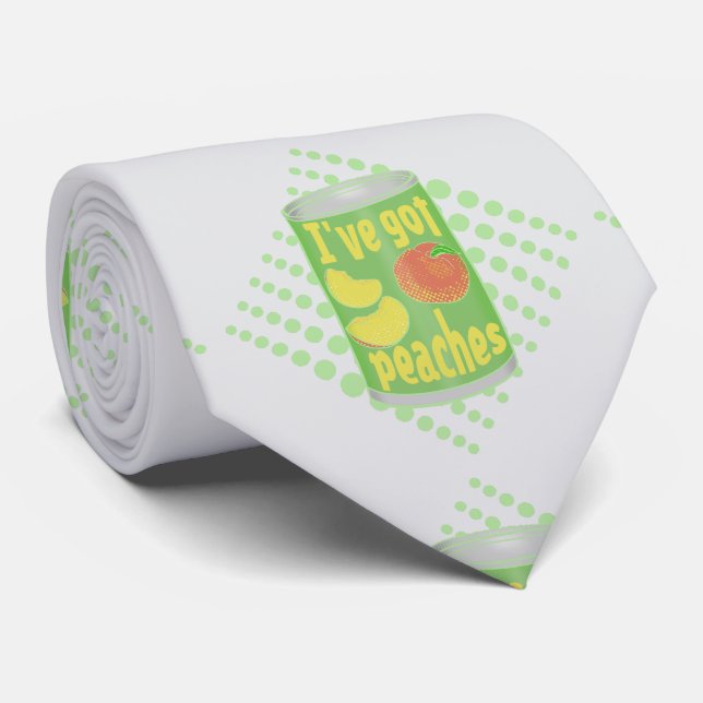 Ich habe Pfirsiche got Krawatte (Gerollt)