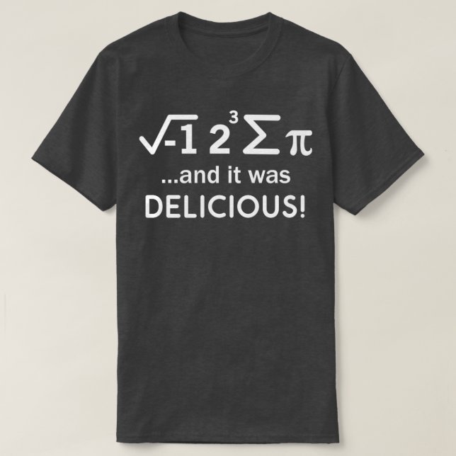 Ich habe Pie Funny Pi Day Math Lover Jokes gegesse T-Shirt (Design vorne)