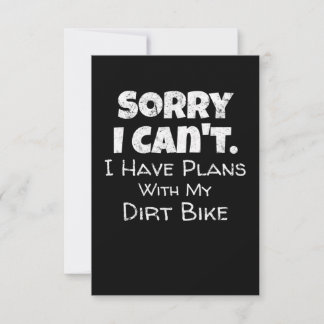Ich habe Pläne mit meinem Dirt-Bike-Geschenk