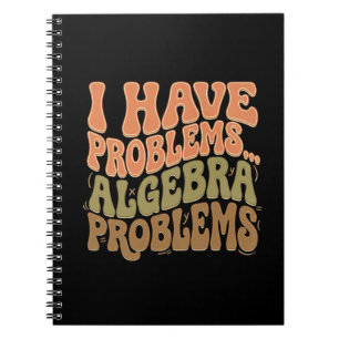 Ich habe Probleme Algebra-Probleme Mathe-Lehrer-Ge Notizblock