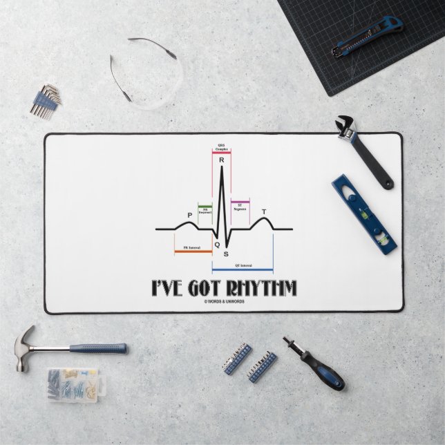 Ich habe Rhythm EKG EKG Elektrokardiogramm Got Schreibtischunterlage (Arbeitsplatz)