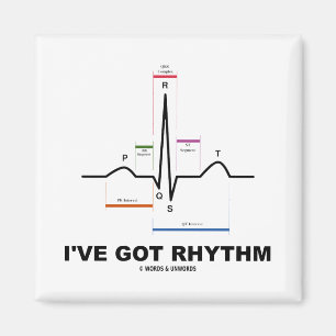 Ich habe Rhythm Got (EKG - EKG Herzschlag) Magnet