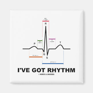 Ich habe Rhythm Got (EKG - EKG Herzschlag) Magnet