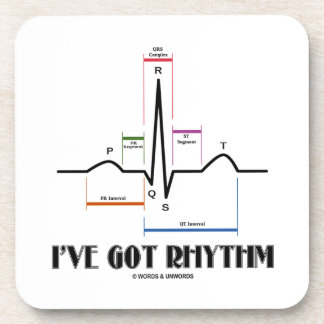 Ich habe Rhythmus (EKG/ECG Herzschlag) Untersetzer