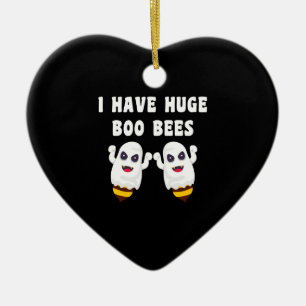 Ich habe riesige Boo-Bienen Halloween-Matching Keramik Ornament
