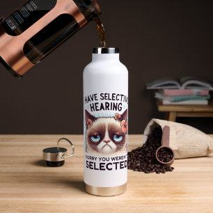Ich habe selektives Gehör, lustiges Geschenk für K Trinkflasche