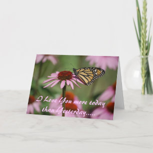 Ich habe Sie heute mehr Liebe Feiertagskarte