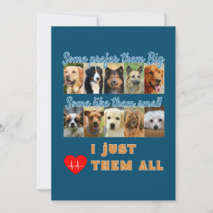 Ich habe sie nur Liebe Foto Design für alle Hunde Feiertagskarte