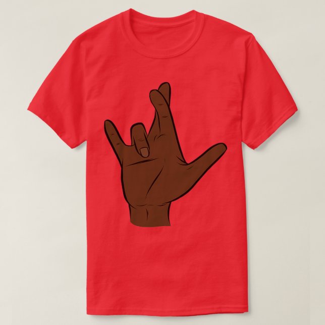 Ich habe Sie wirklich in ASL II Liebe T-Shirt (Design vorne)