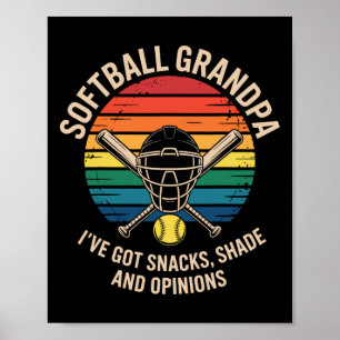Ich habe Snacks Schatten und Meinungen Softll Opa Poster