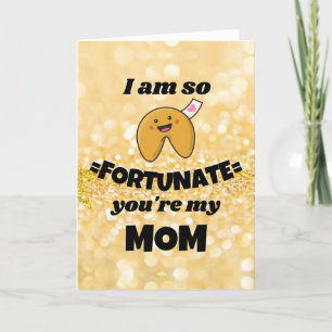 Ich habe so viel Glück, dass du meine Mutter Day C Dankeskarte