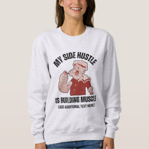 Ich habe Spaß an meinem Nebenverdienst im Fitnesss Sweatshirt