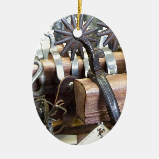 Ich habe Sporne Keramik Ornament (Vorne)