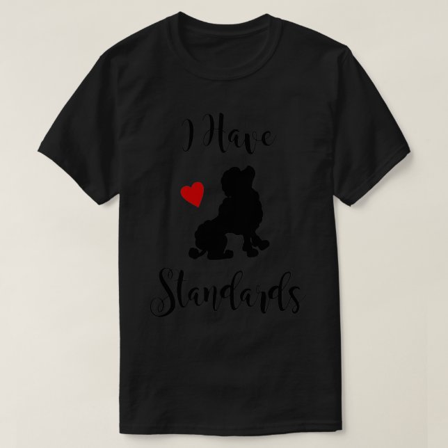 Ich habe Standards Funny Poodle Pullover (Design vorne)