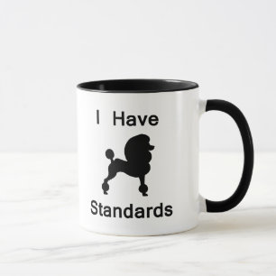 Ich habe Standards (Pudel) Tasse