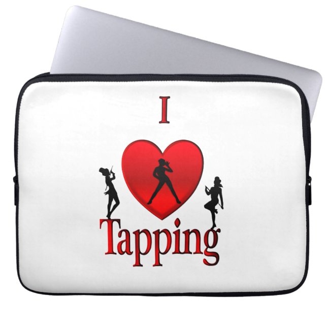 Ich habe Stich Tanz Laptopschutzhülle (Vorderseite)