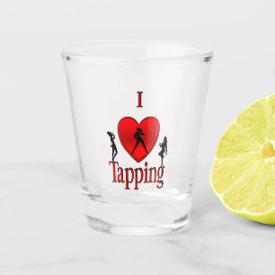 Ich habe Stich Tanz Schnapsglas