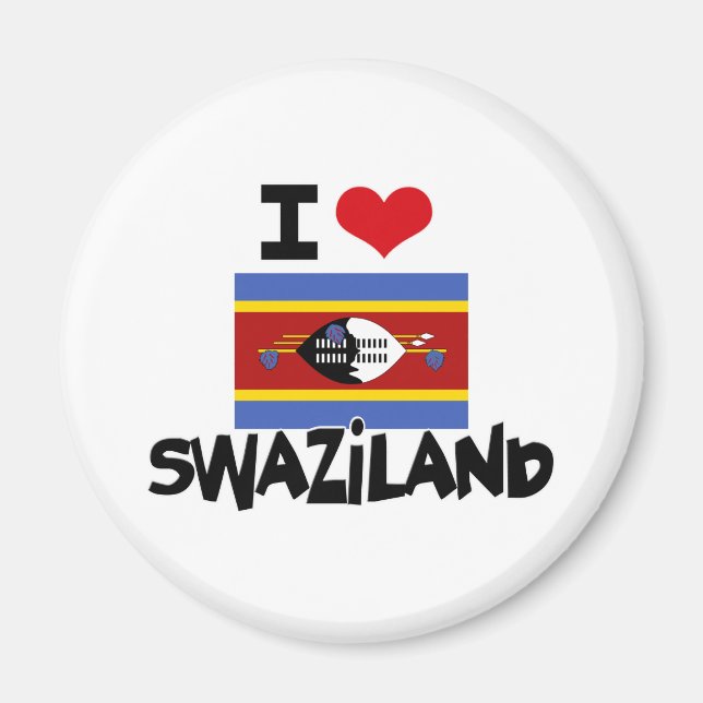 ICH HABE SWAZILAND MAGNET (Vorne)