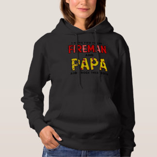 Ich habe Titel Fireman und Papa glückliche Väter T Hoodie
