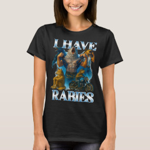 Ich habe Tollwut Lustiges Cringe-Werwolf-Meme Alph T-Shirt