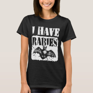 Ich habe Tollwut Lustiges Fledermaus-Meme Vintage T-Shirt