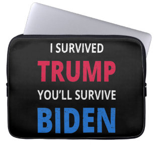 Ich habe Trump überlebt, du wirst Biden überleben Laptopschutzhülle