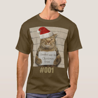 Ich habe über den Weihnachtsbaum geklopft, Cat Lov T-Shirt