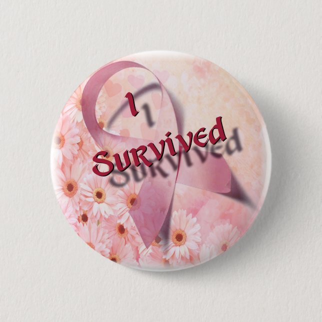 Ich habe überlebt button (Vorderseite)