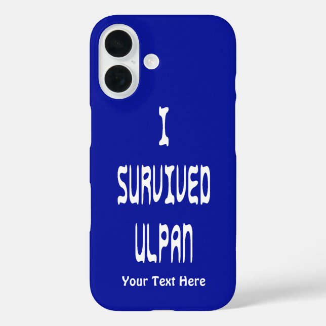Ich habe Ulpan überstanden Case-Mate iPhone Hülle (Rückseite)