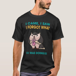 Ich habe vergessen, was ich lustiges Sprichwort ma T-Shirt