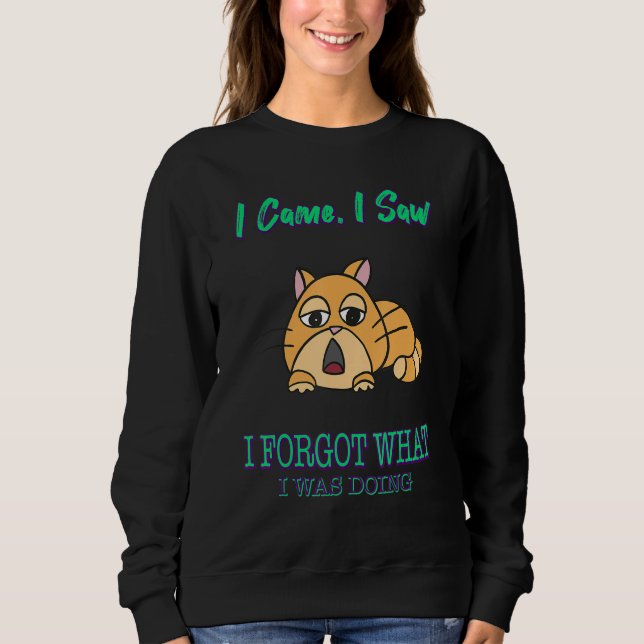 Ich habe vergessen, was ich tat sweatshirt (Vorderseite)