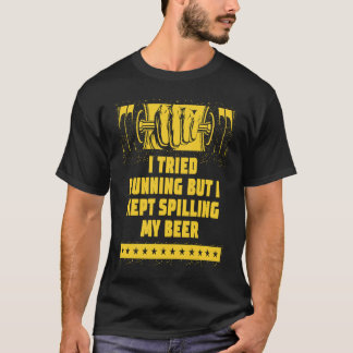 Ich habe versucht zu laufen, aber ich habe ständig T-Shirt