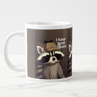 Ich habe Vertrauensprobleme Waschbär Tasse | Lusti
