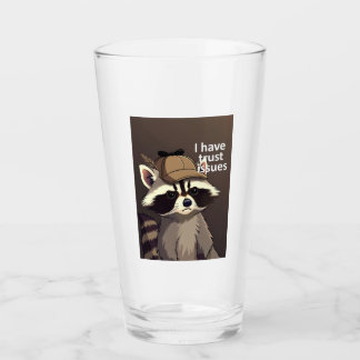 Ich habe Vertrauensprobleme Waschbär-Tumbler | Lus Glas
