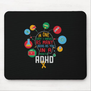 Ich habe viele Ideen und Bewusstsein Komfort Farbe Mousepad