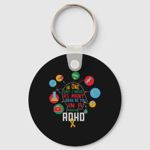 Ich habe viele Ideen und Bewusstsein Komfort Farbe Schlüsselanhänger