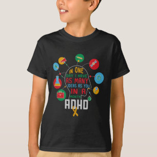 Ich habe viele Ideen und Bewusstsein Komfort Farbe T-Shirt
