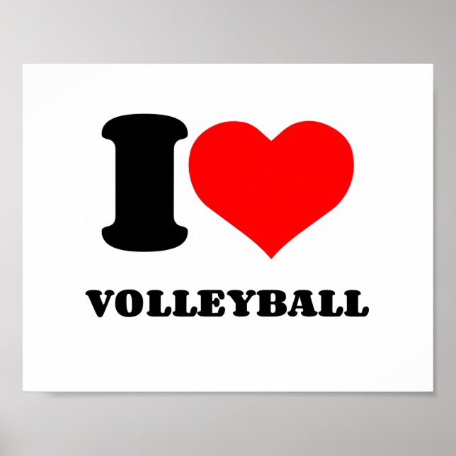 ICH HABE VOLLEYBALL POSTER (Vorne)