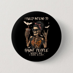 Ich habe vor, Menschen zu heimsuchen, wenn ich ste Button