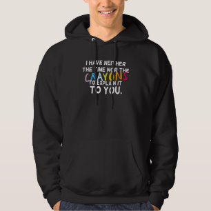 Ich habe weder die Zeit noch die Stifte, um es zu Hoodie