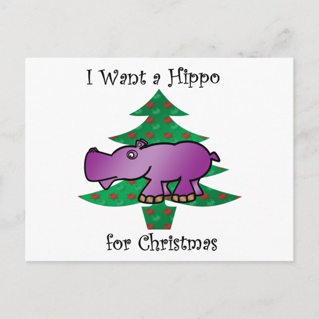 Ich habe Weihnachten ein Hippo gewollt (Vorderseite)