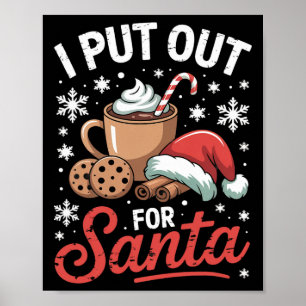 Ich habe Weihnachten für den Weihnachtsmann-Kürbis Poster