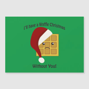 Ich habe Weihnachten ohne dich Magnetkarte