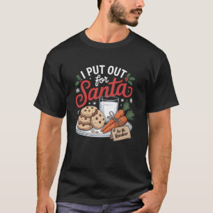 Ich habe Weihnachts-Rentier-Karotte ausgezogen T-Shirt