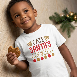 Ich habe Weihnachtsgeschenk gegessen Kleinkind T-shirt