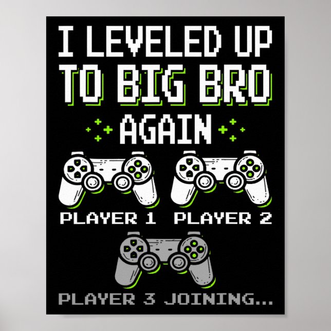 Ich habe wieder das Level eines großen Bruders err Poster (Vorne)