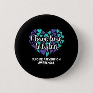 Ich habe Zeit, das Bewusstsein für Suizidpräventio Button