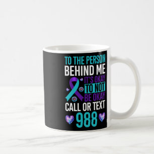 Ich habe Zeit, das Bewusstsein für Suizidpräventio Kaffeetasse