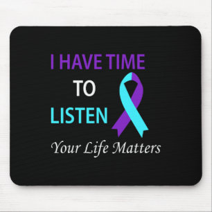 Ich habe Zeit, deinem Leben zuzuhören sind Problem Mousepad