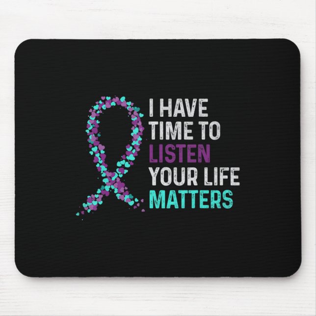 Ich habe Zeit, mir die psychische Gesundheit von S Mousepad (Vorne)